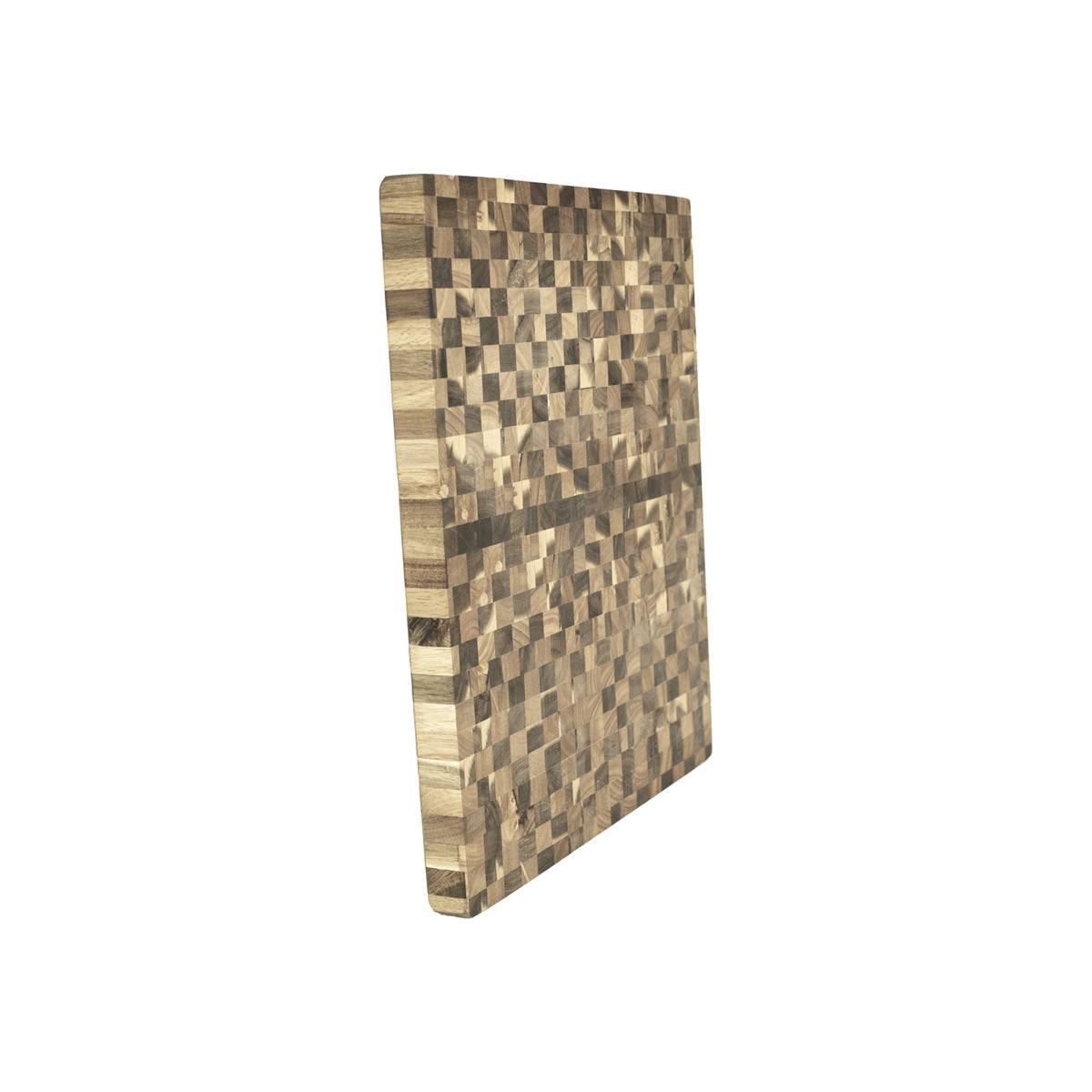 Thick End Grain Cutting Board for Sink With Ledges