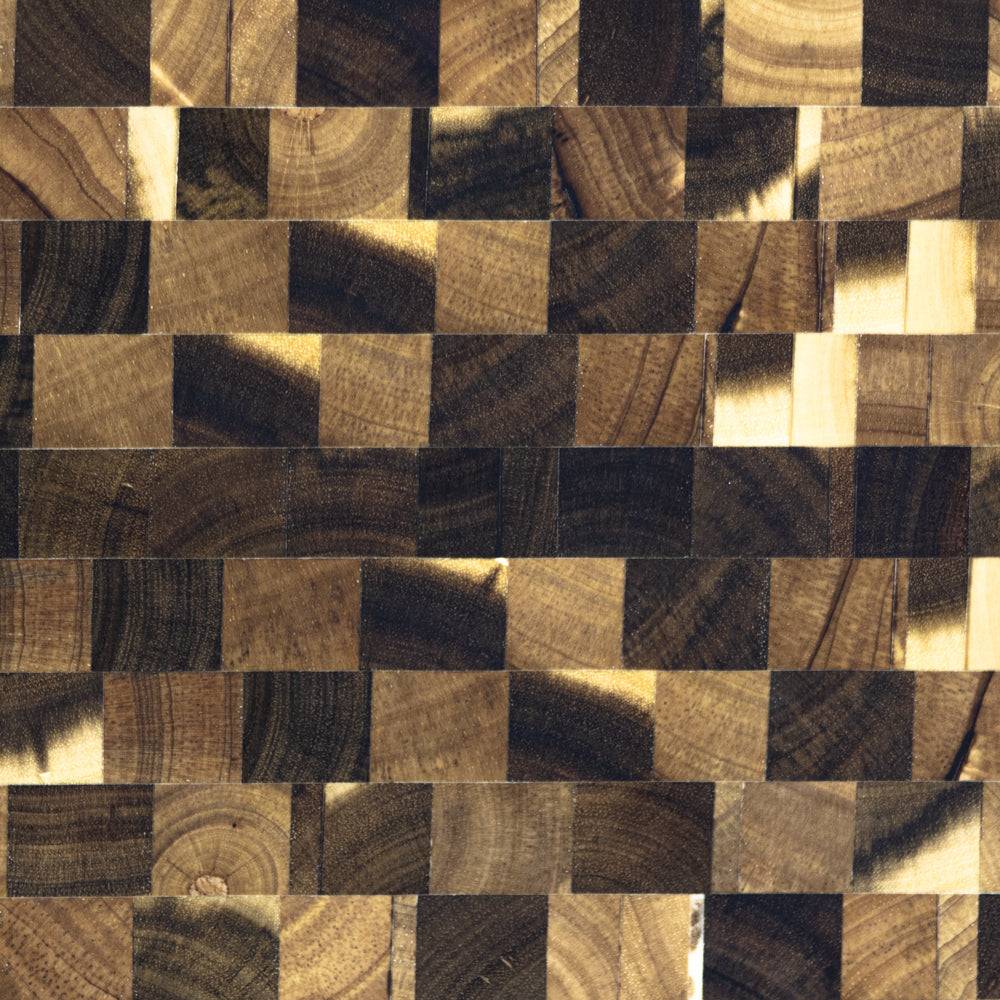 End Grain Cutting Boards Pattern Close Up