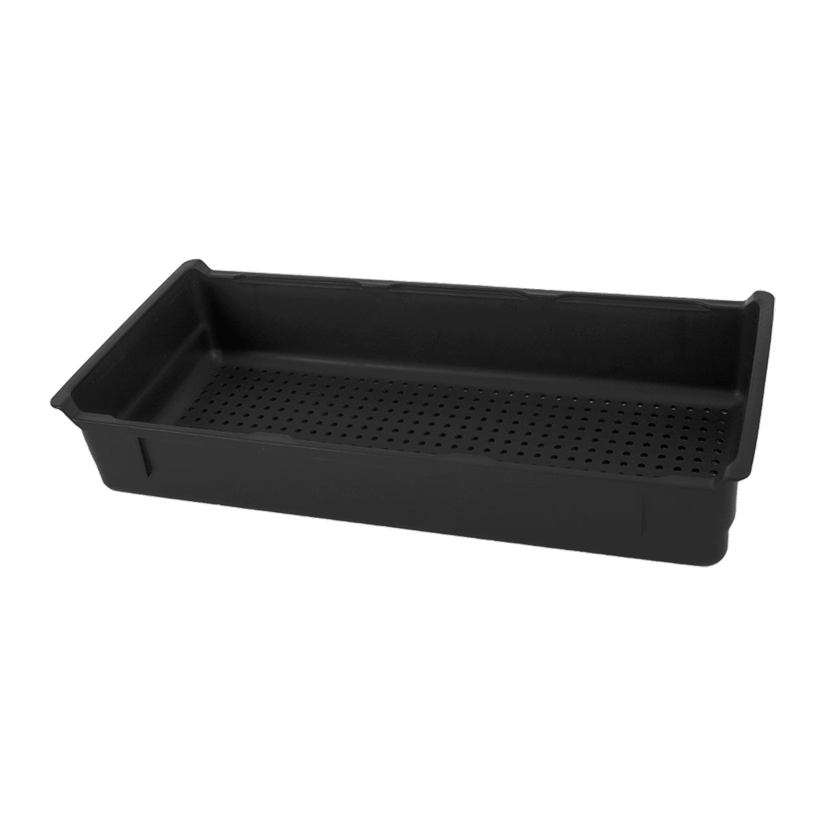 Black, non-plastic colander for undermount kitchen sink