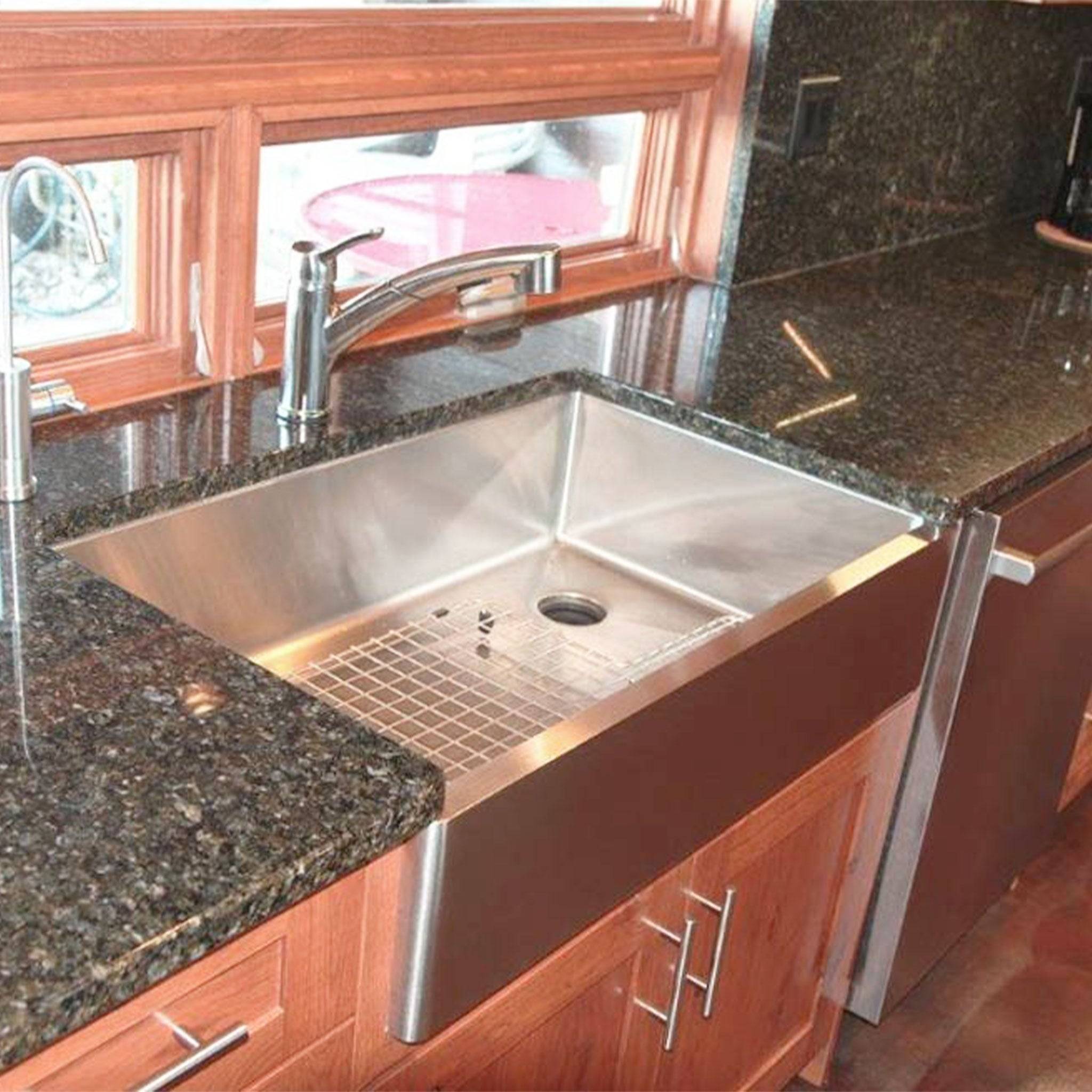 GRID - 33" stainless steel sink grid - right drain