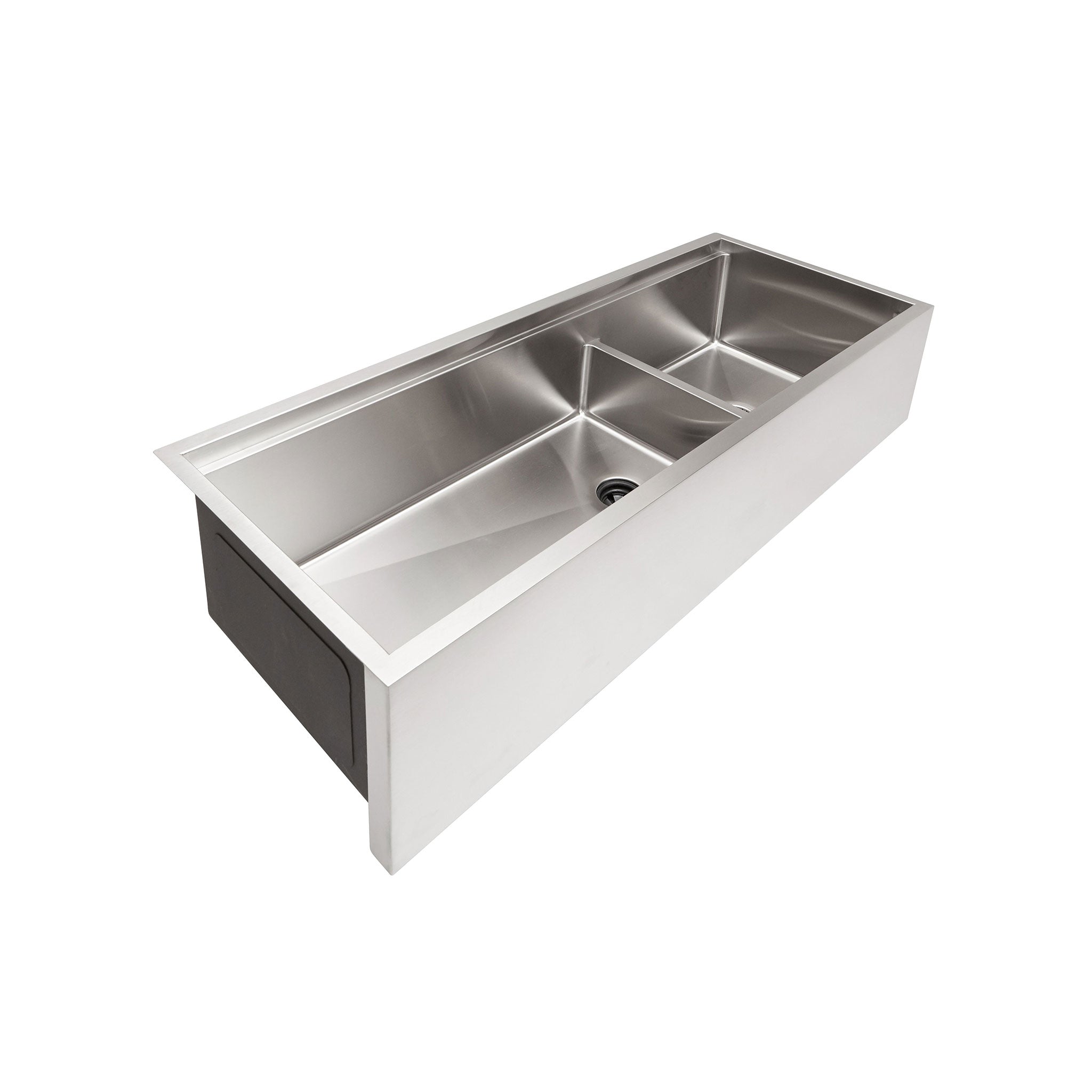 50 Inch Dual Basin Farmhouse Stainless Steel Kitchen Sink