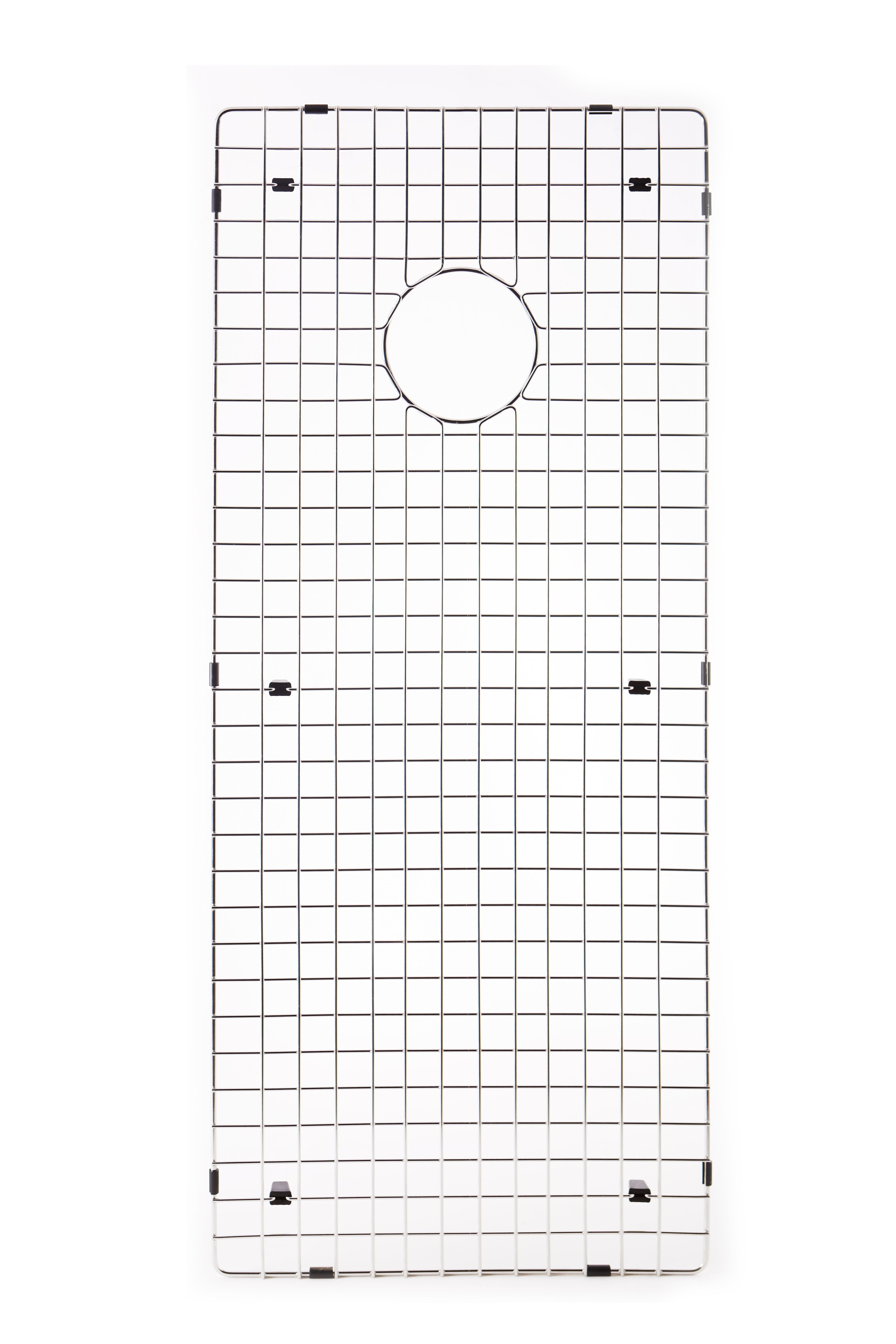 GRID - 56" stainless steel sink grid - offset - reversible