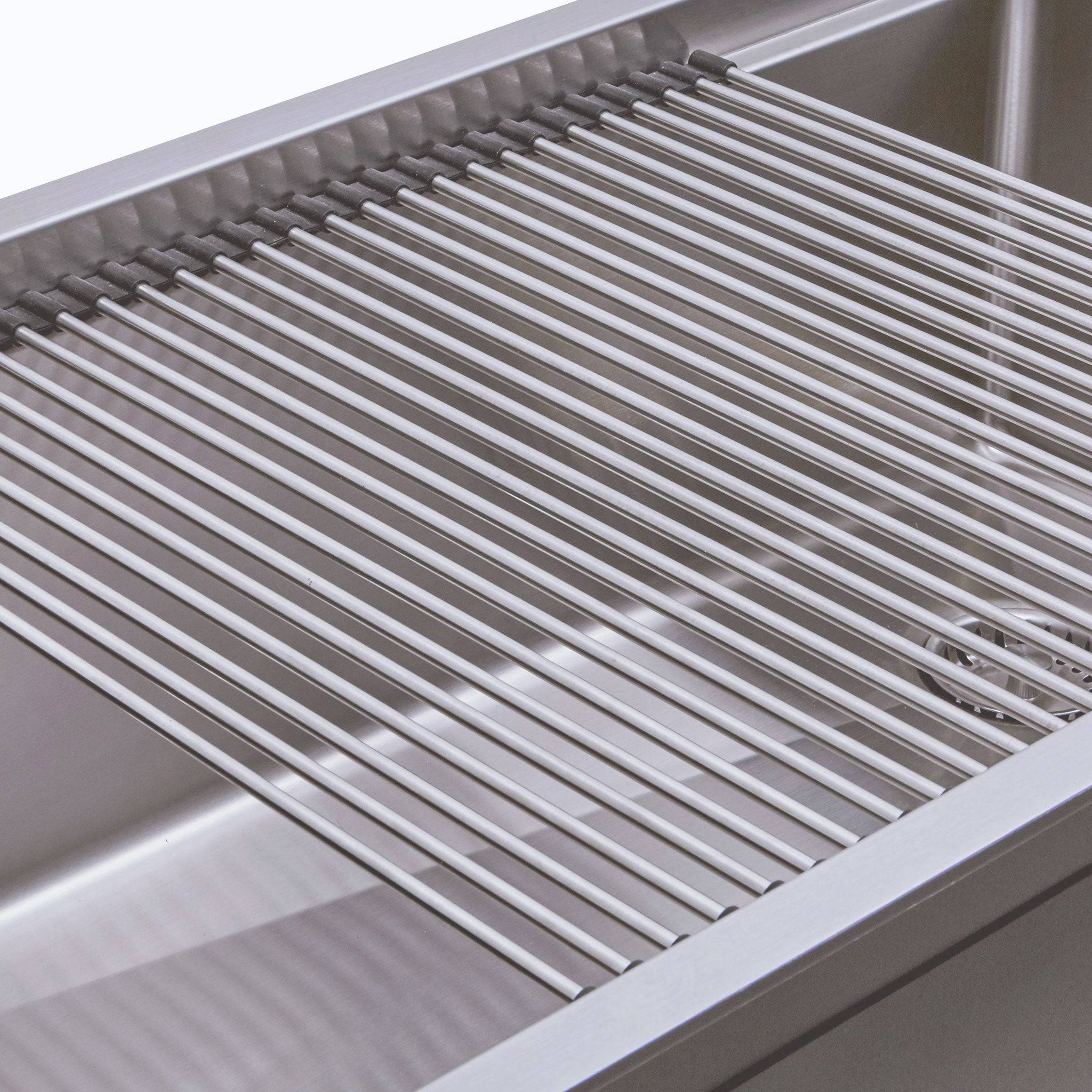 18 inch stainless steel roll mat for workstation sink from Create Good Sinks