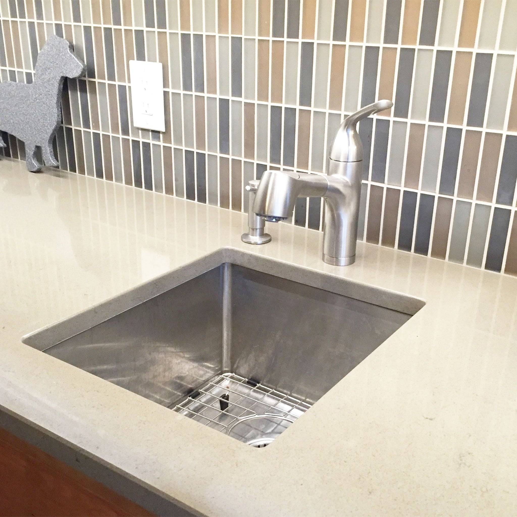 14" Stainless Steel Prep Sink, Single Bowl, Stainless SInk, Create Good Sinks