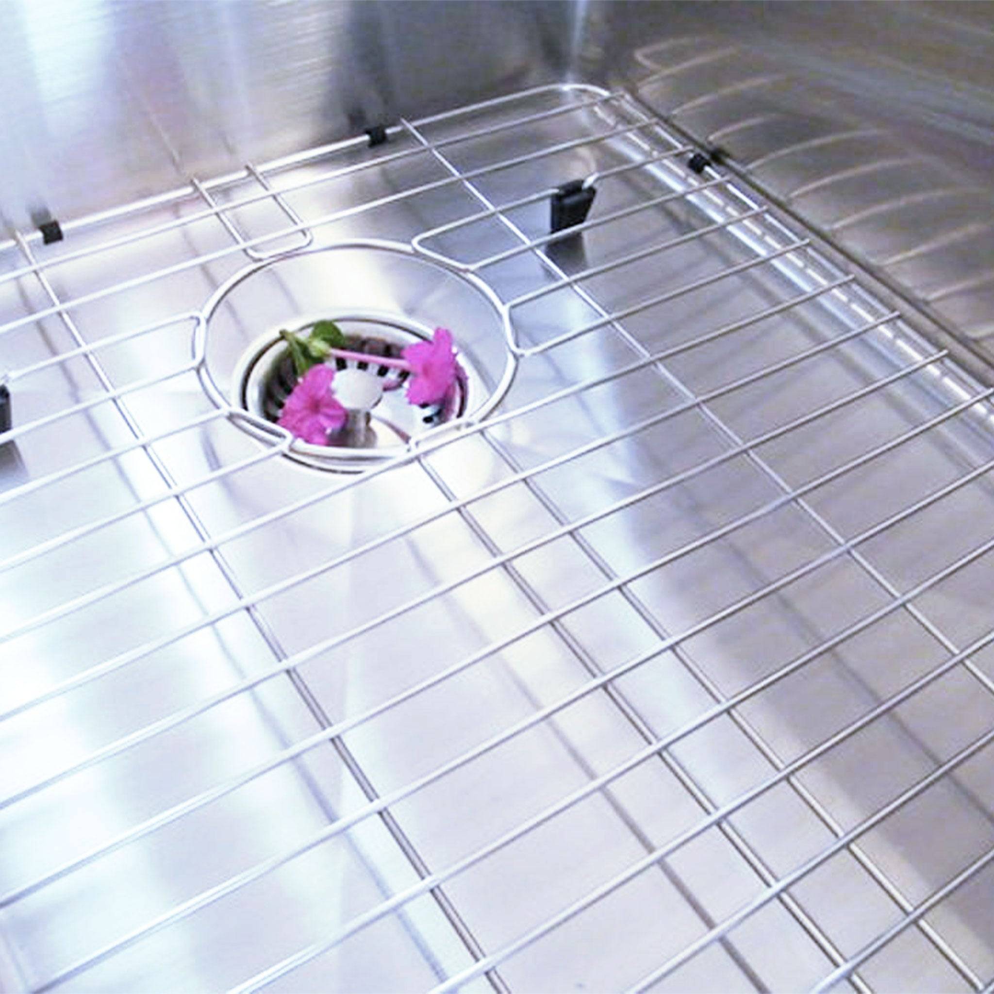 GRID - 46" apron double bowl - large bowl - stainless steel sink grid