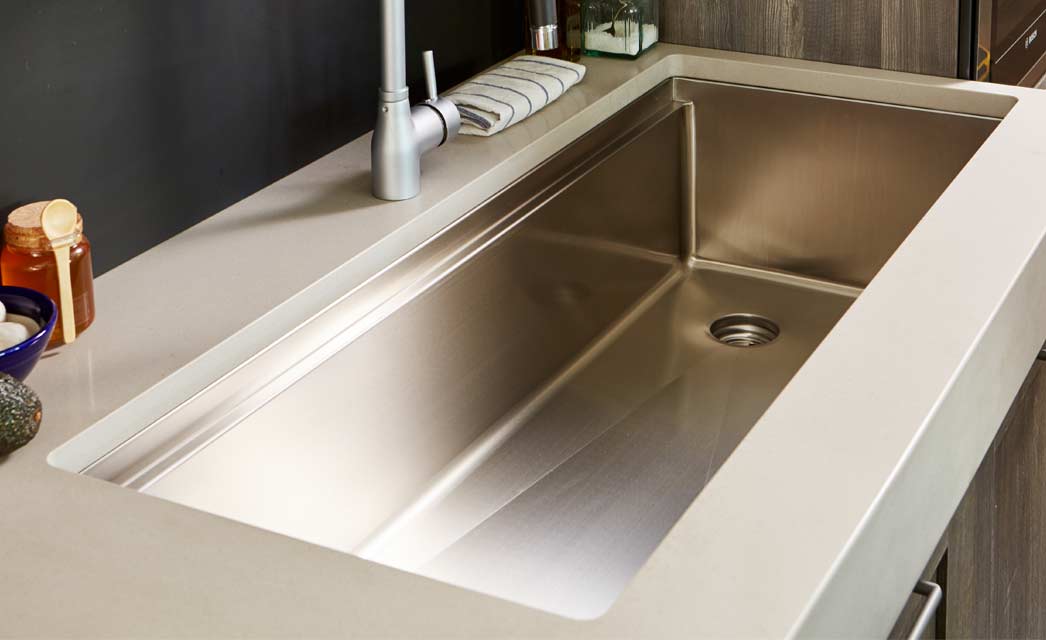 Stainless steel single bowl undermount sink