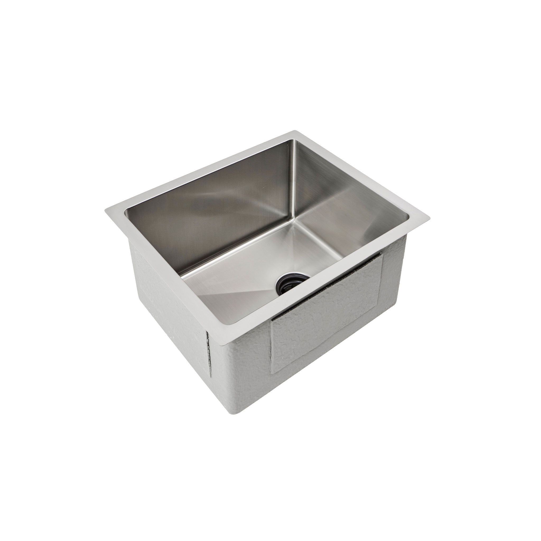 14 inch single basin stainless steel undermount kitchen sink. Small sink for pantry, bar, or prep area.