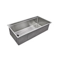 Create Good Sinks 37" stainless steel undermount workstation sink with offset reversible drain