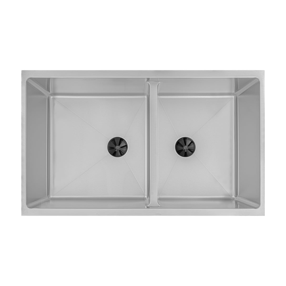 31" Stainless Steel Undermount Kitchen Sink - Double Bowl - Large Bowl Left (5D31-10)