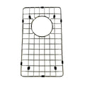10-inch stainless steel sink grid (GR-5LS10) with a durable wireframe design and protective rubber feet. Ideal for protecting sink surfaces.