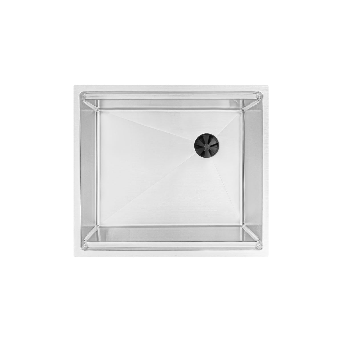 22" Undermount Workstation Prep Sink – 16 Gauge Stainless Steel Single Bowl – Offset Drain Right – Seamless Drain (5LS22R)