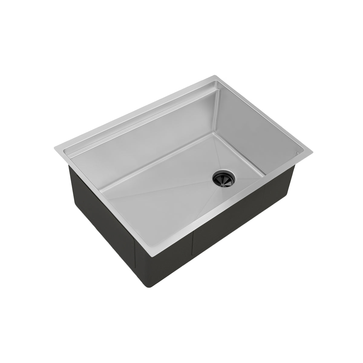26" Undermount Workstation Sink – 16 Gauge Stainless Steel Single Bowl – 10" Deep – Reversible – Seamless Drain (5LS26c-10)