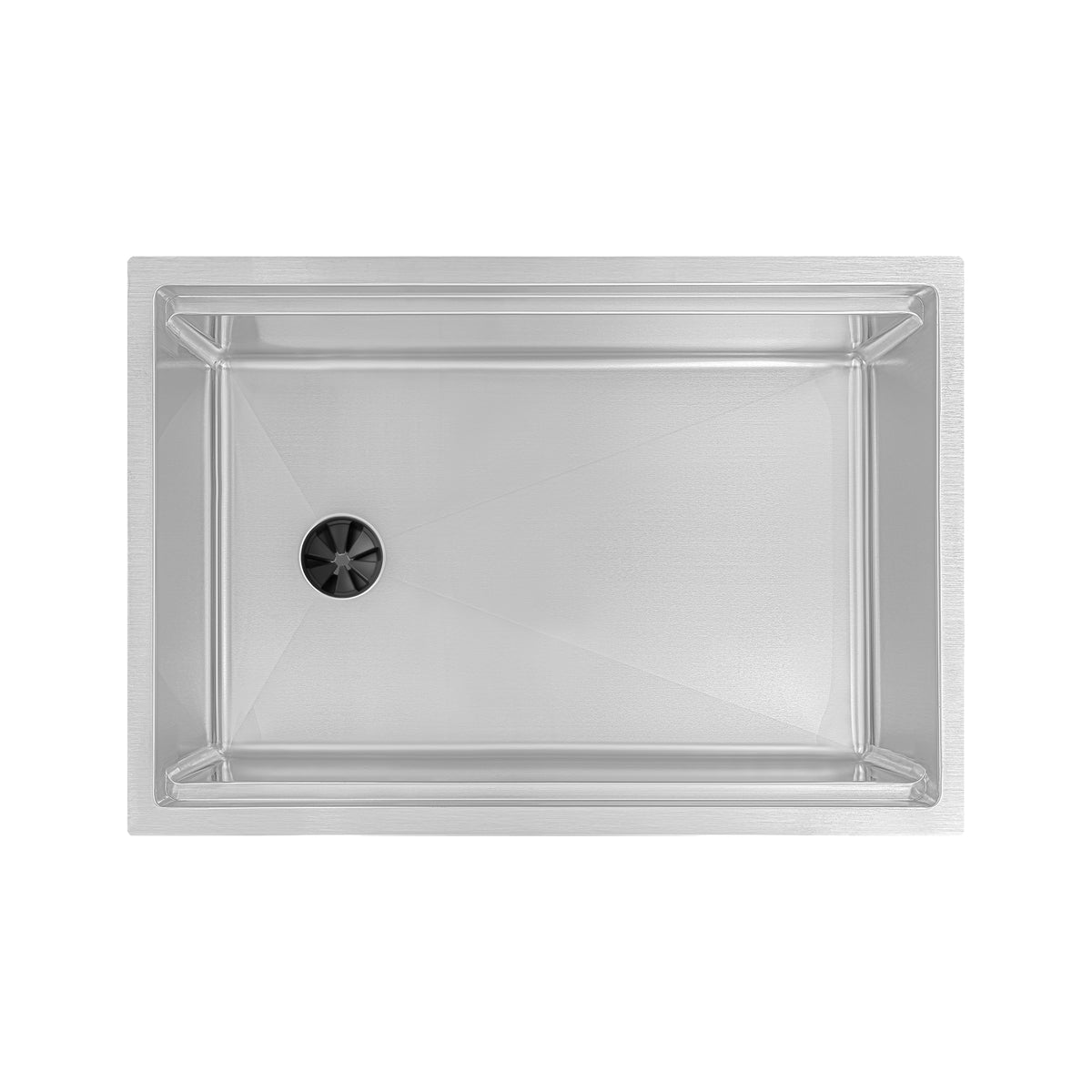 28" Undermount Workstation Sink – 16 Gauge Stainless Steel Single Bowl – 8" Deep – Reversible – Seamless Drain (5LS28c-8)
