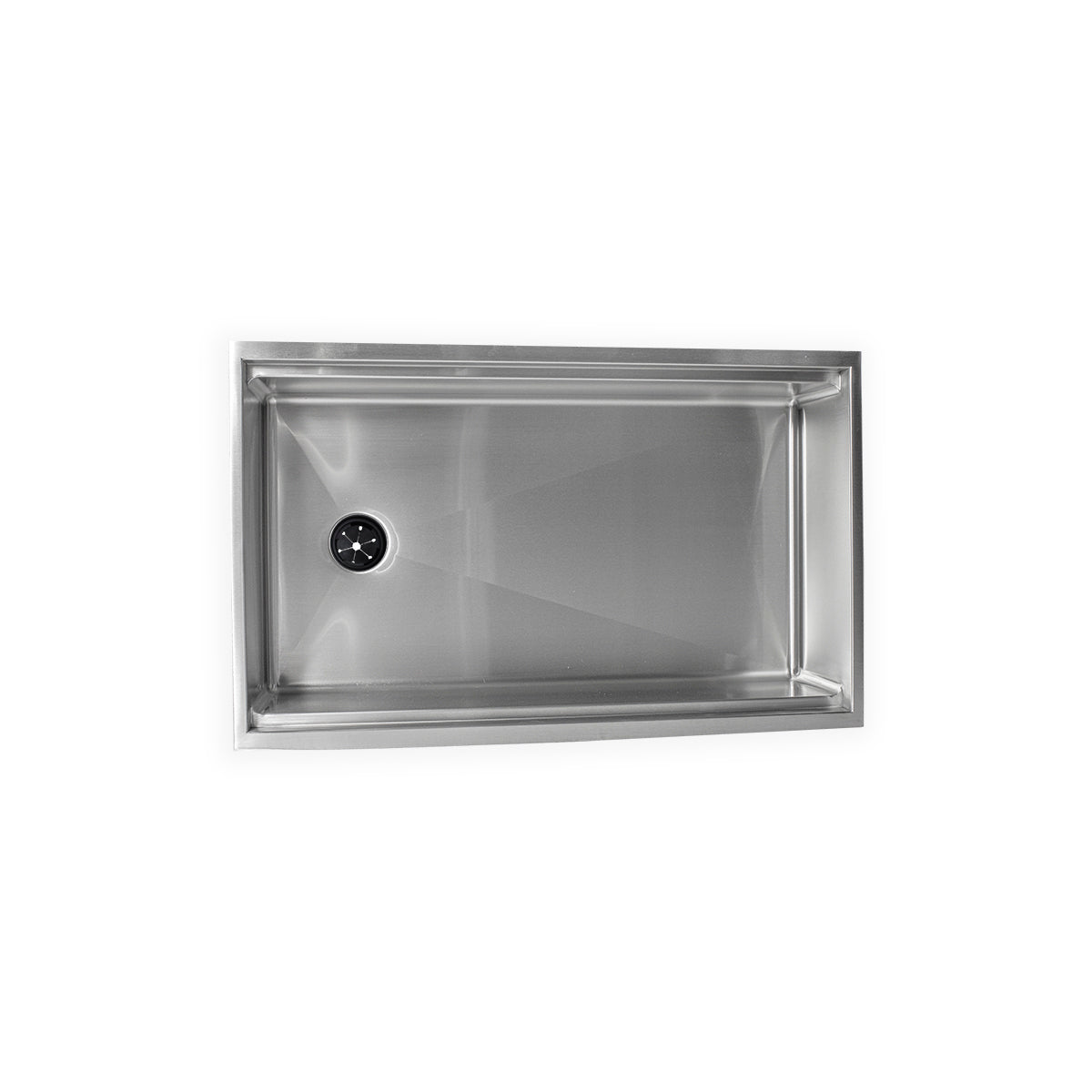 31" Workstation Kitchen Sink - 8" Depth - Single Bowl - Offset Drain - Reversible (5LS31C-8)