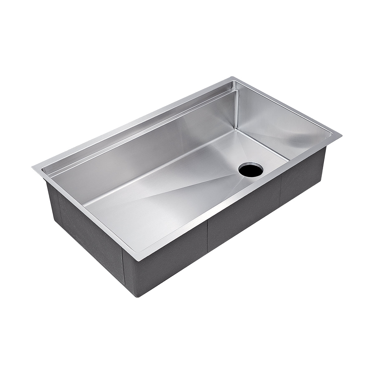 31" Undermount Workstation Sink – 16 Gauge Stainless Steel Single Bowl – 8" Deep – Reversible – Seamless Drain (5LS31C-8)