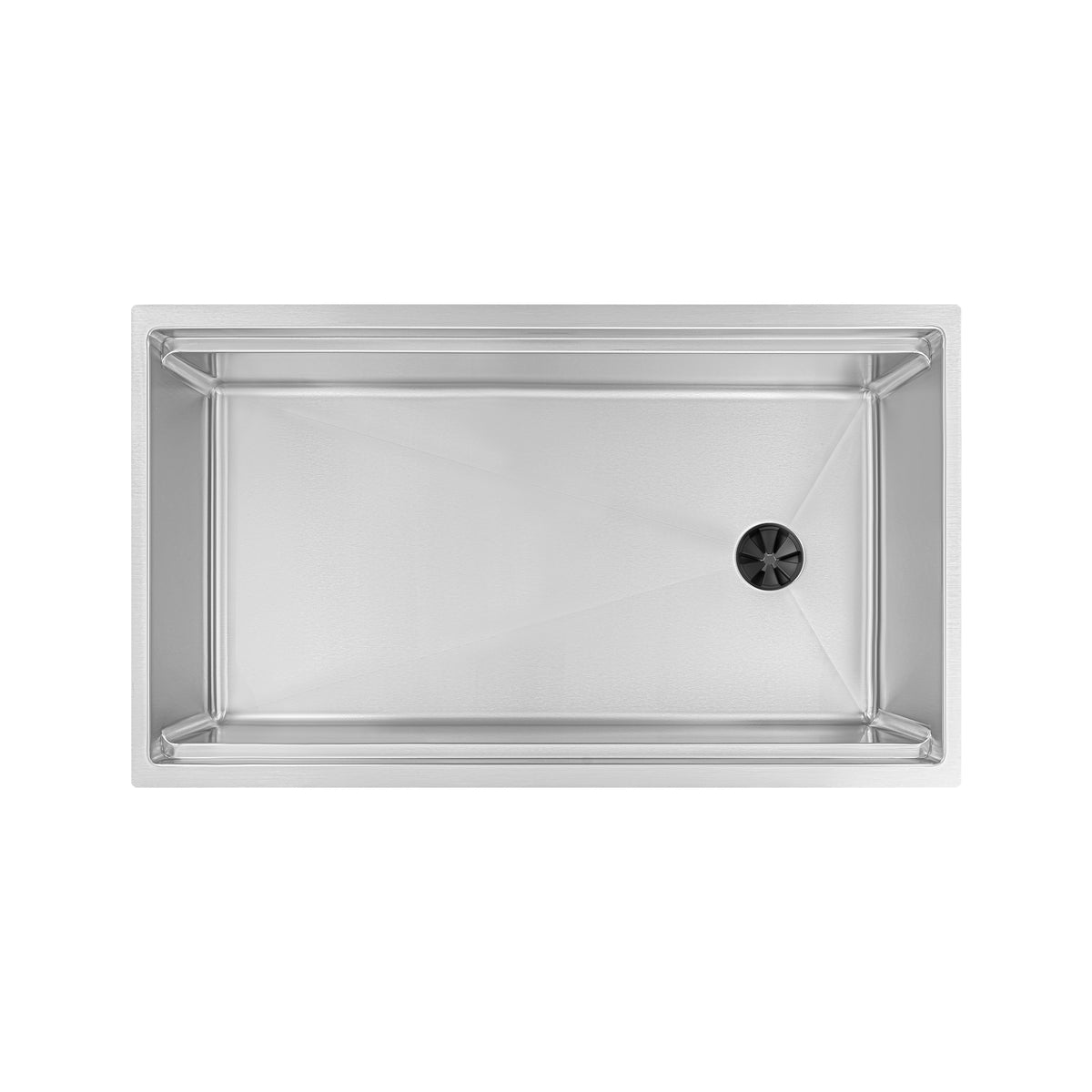 33" Undermount Workstation Sink – 16 Gauge Stainless Steel Single Bowl – 10" Deep – Reversible – Seamless Drain (5LS33c-10)