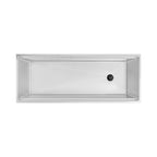 50" Undermount Workstation Sink – 16 Gauge Stainless Steel Single Bowl – Reversible – Seamless Drain (5LS50c)