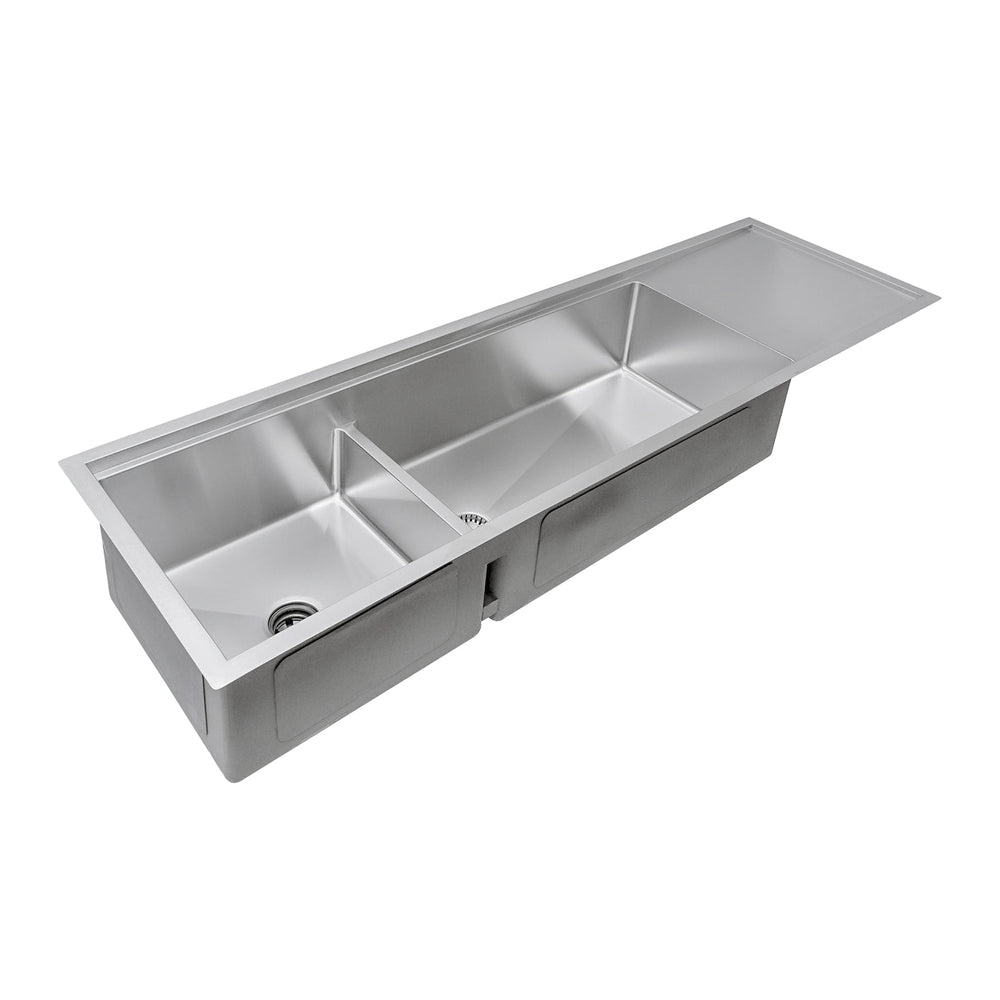 Stainless Steel Kitchen Sink with Drainboard - Create Good Sinks