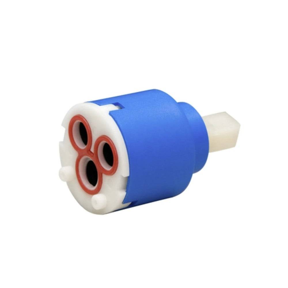 Centerpiece valve compatible with Paulette, Bella, Jerry, Claudette, and Ardell faucets. Durable faucet accessory for efficient water flow control.