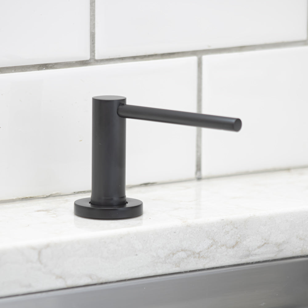 Modern Kitchen Soap Dispenser in Black