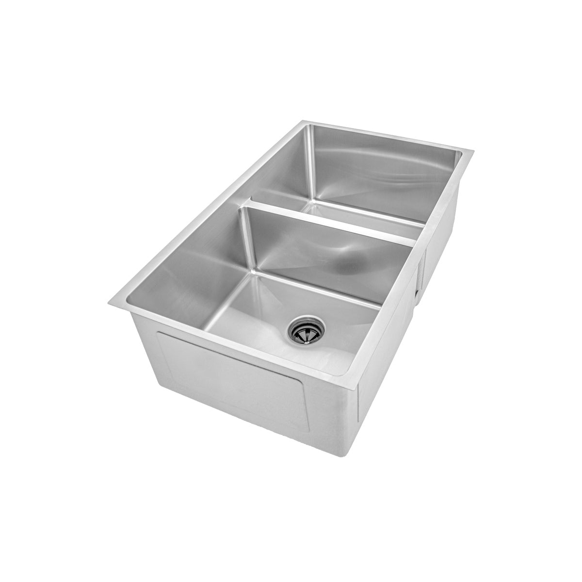 Classic Traditional Sink with seamless drain and two bowls