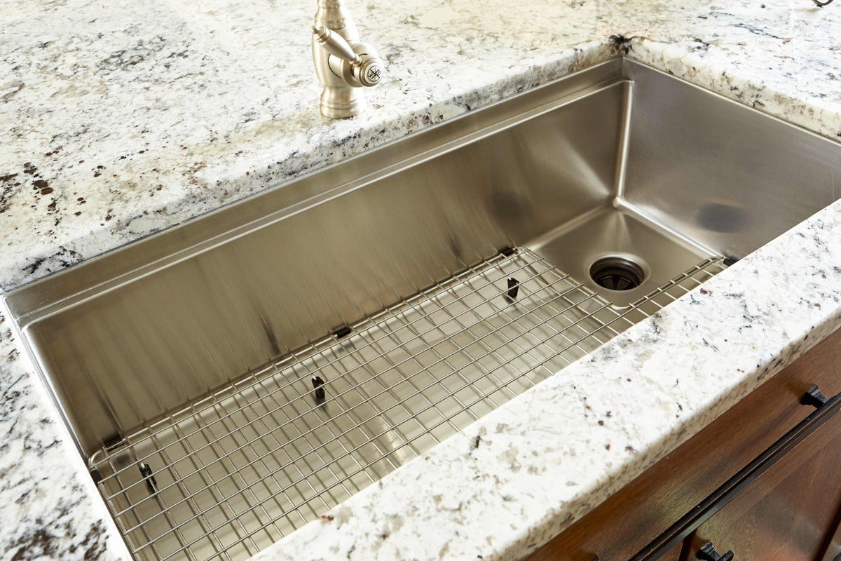 GRID - 31" stainless steel sink grid - right drain (GR-5LS31R)