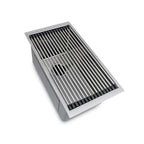 10 inch bar sink with workstation sink accessory. Undermount stainless steel workstation sink with half inch radius corners