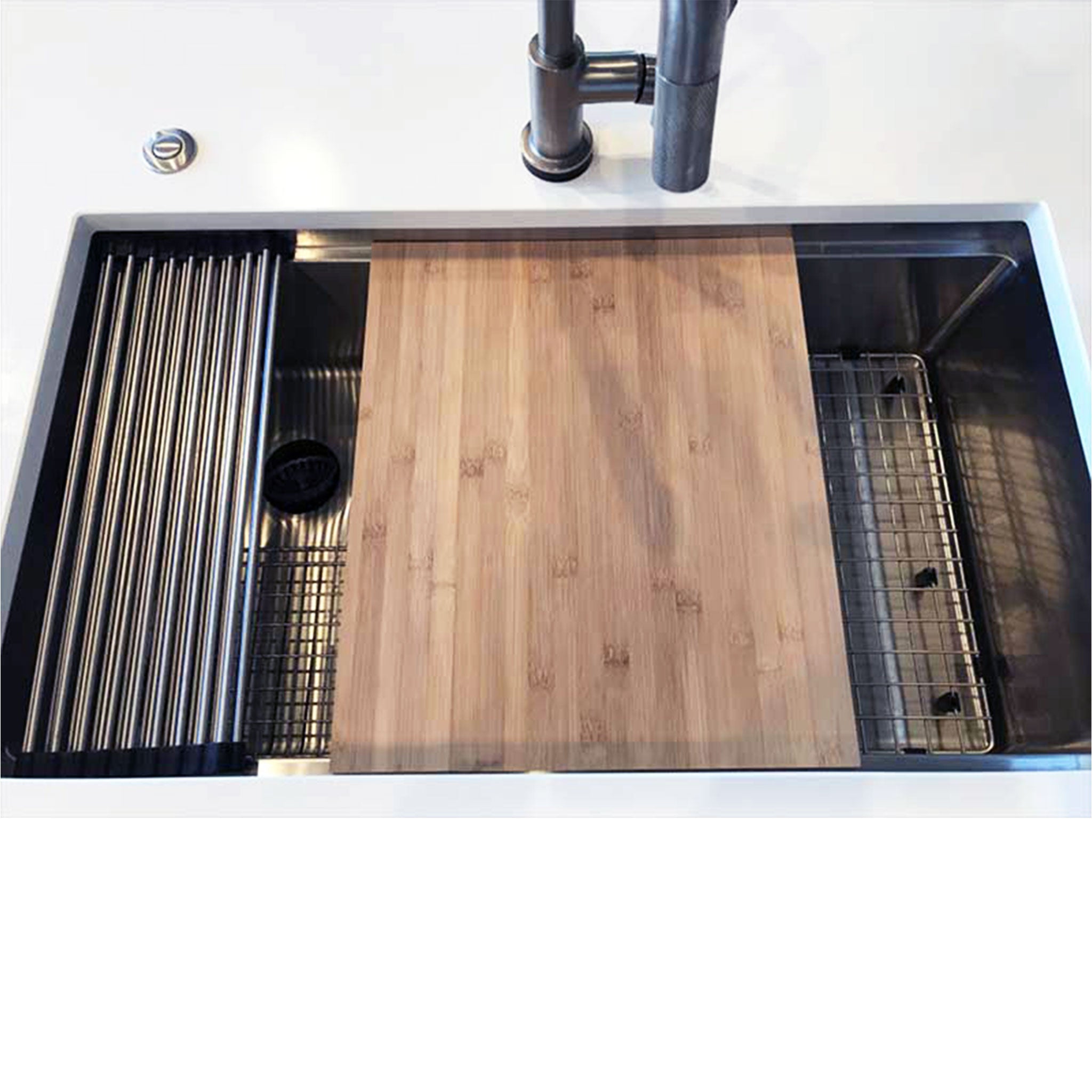 Workstation Sink Accessory - 15 Bamboo Cutting Board (LCB15)