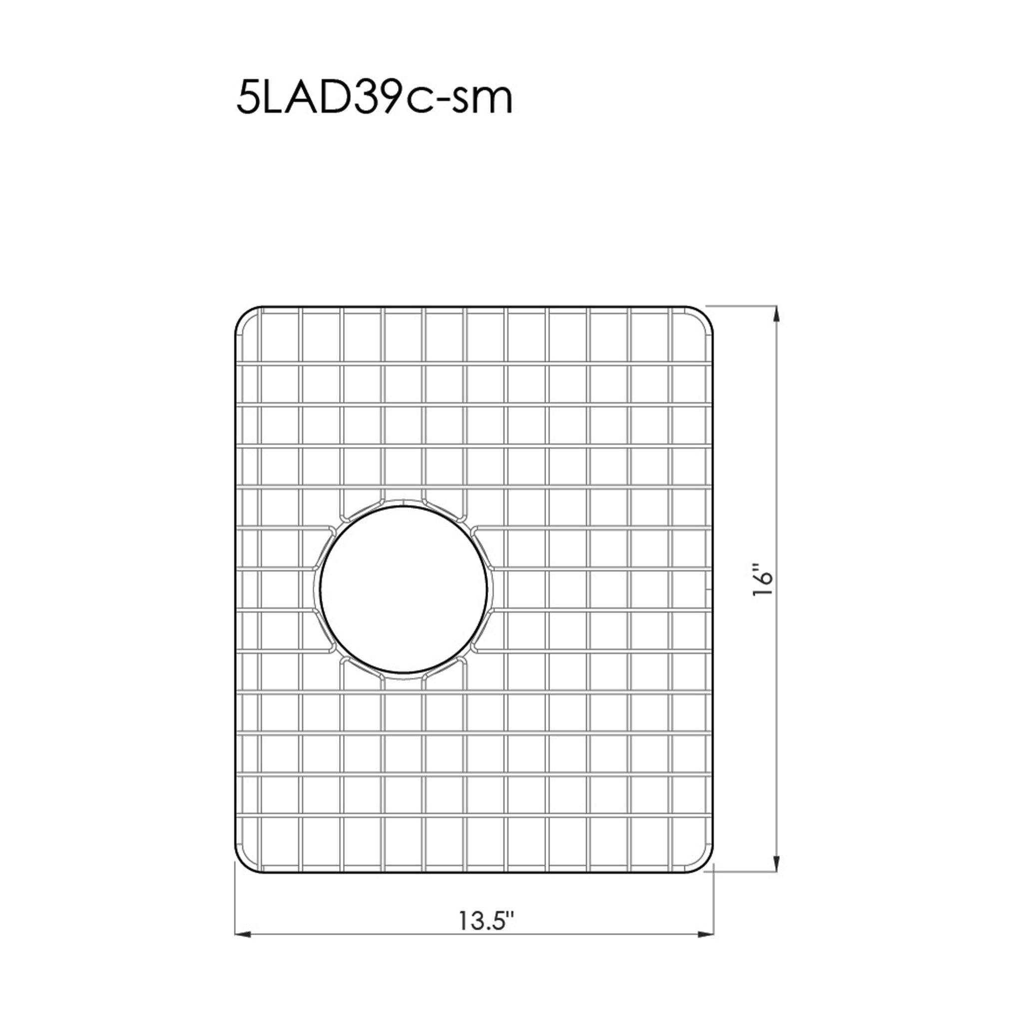 39" small bowl - stainless steel sink grid