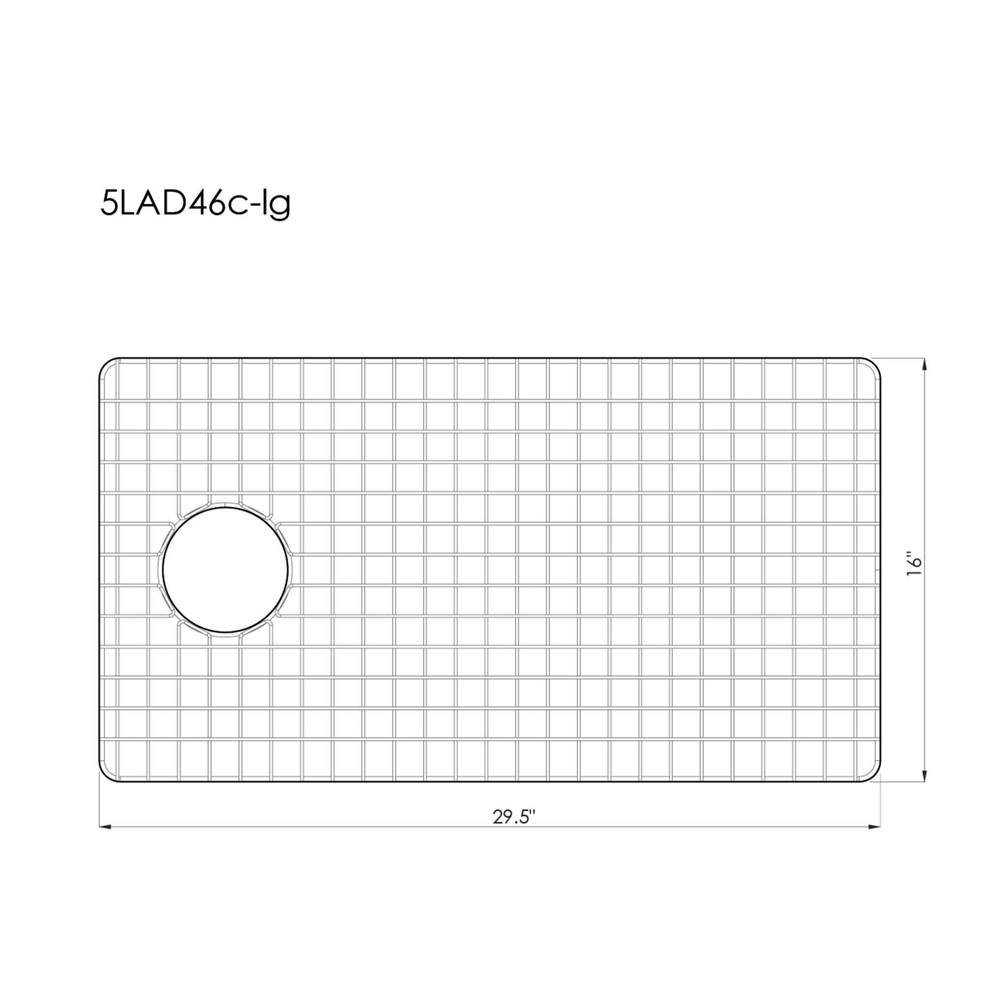 GRID - 46" double bowl - large bowl - stainless steel sink grid