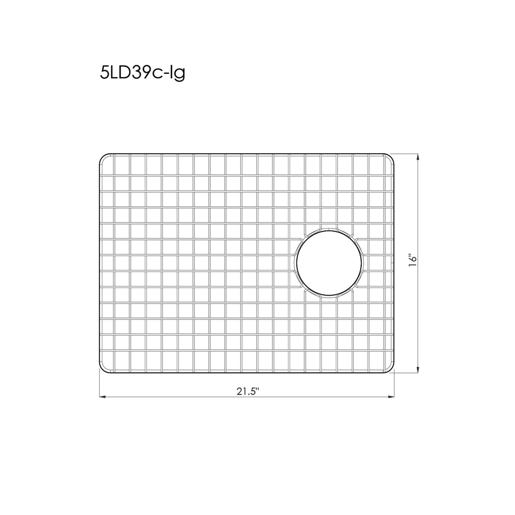 Products GRID - 39" large bowl - stainless steel sink grid