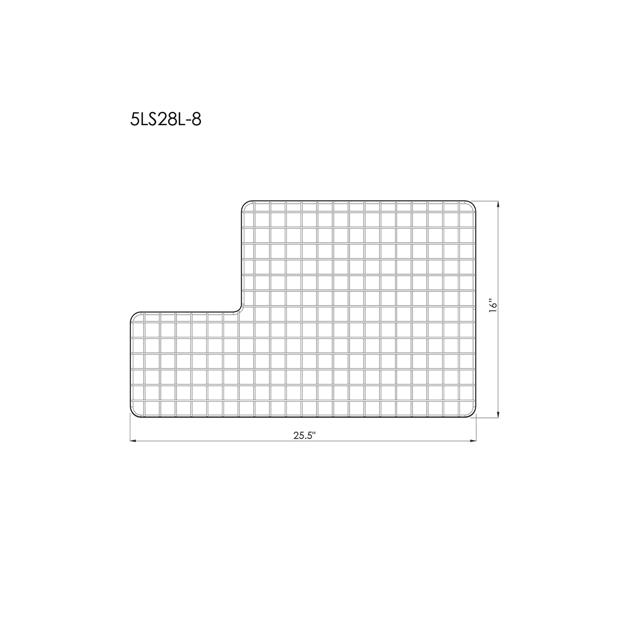 GRID - 28" stainless steel sink grid