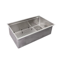 31" Workstation Kitchen Sink - Single Bowl - Offset Drain Right (5LS31R)