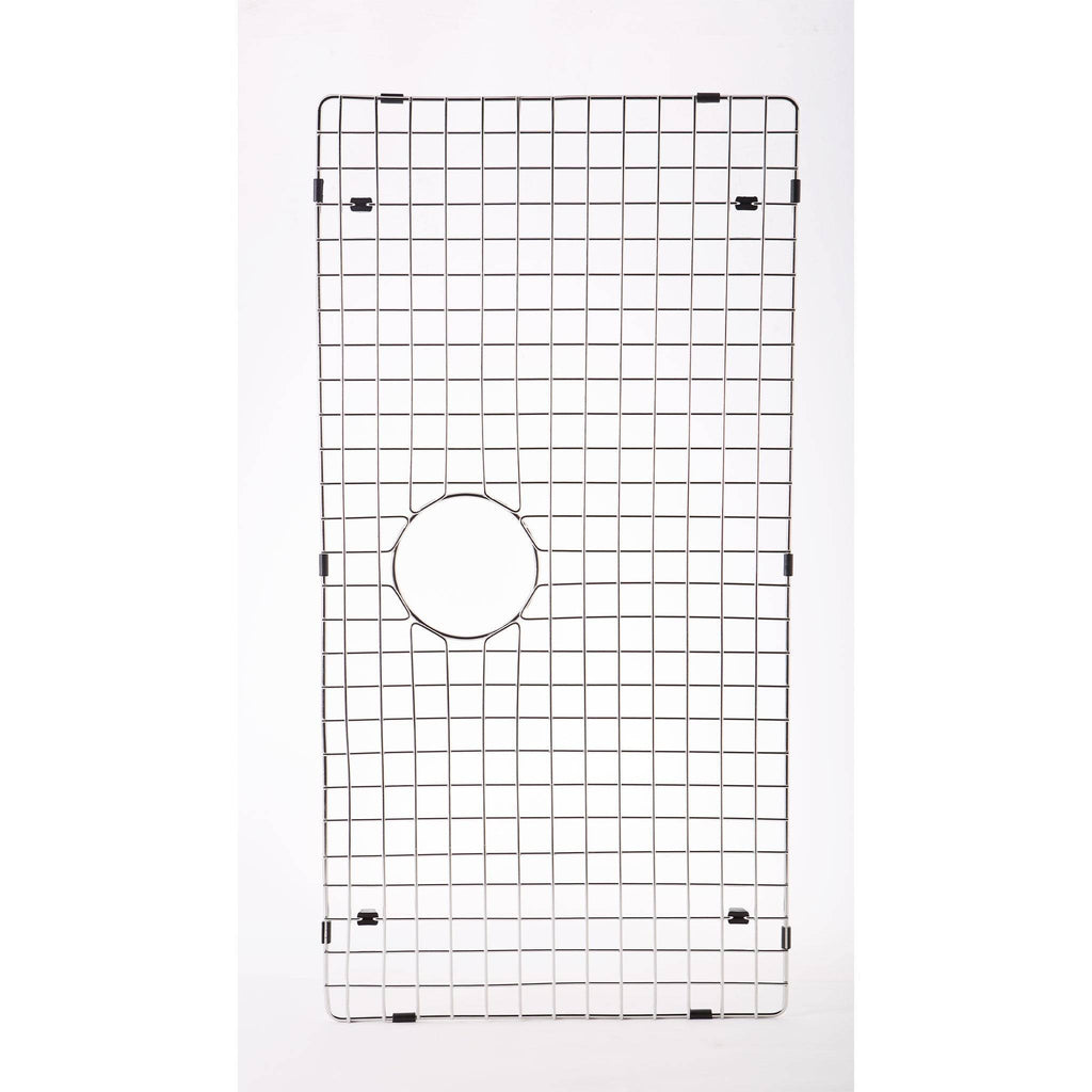 33" stainless steel sink grid - center drain