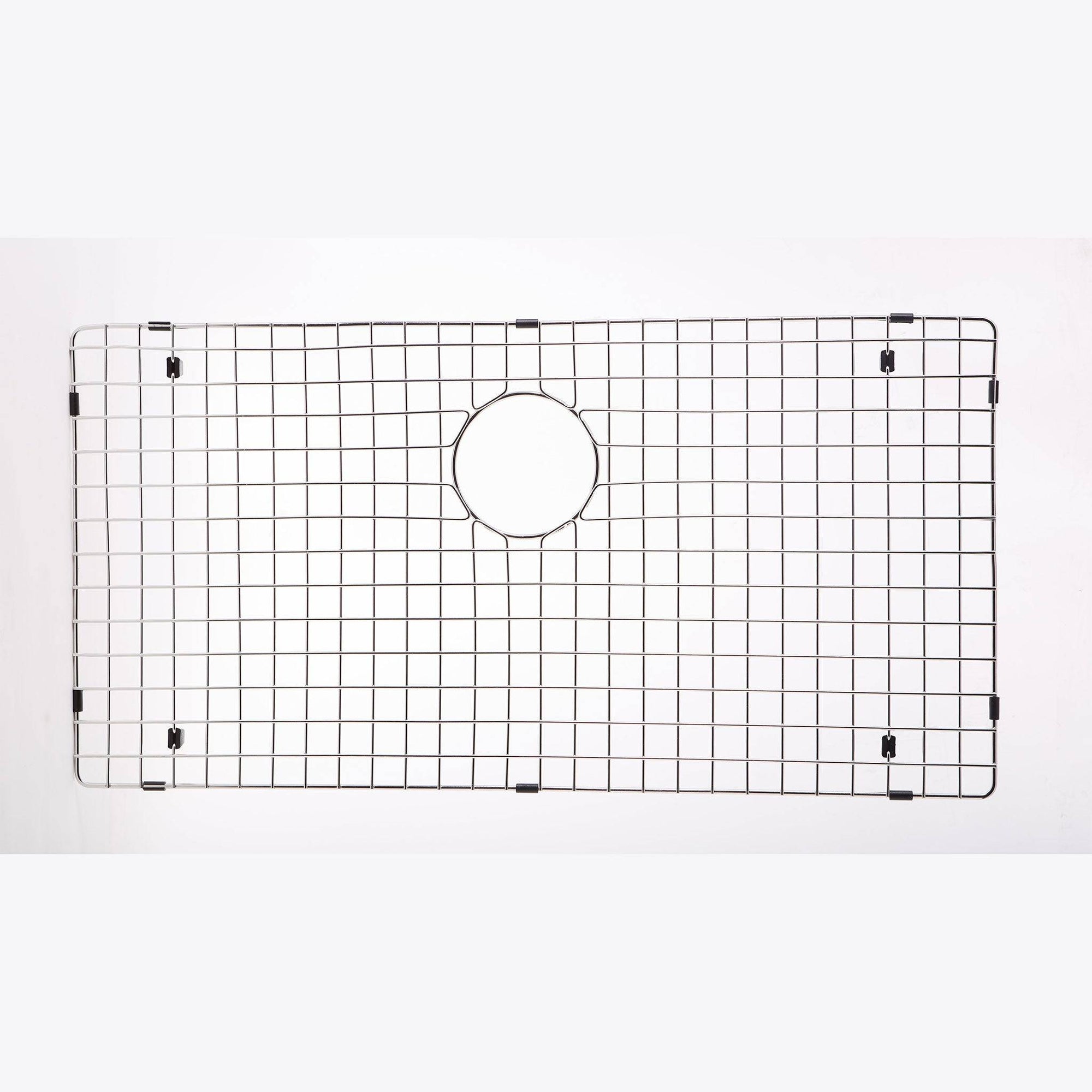 GRID 32" stainless steel sink grid center drain (GR5S32)