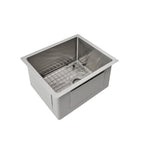 14" Stainless Steel Prep Sink,  Single Bowl, Stainless SInk, Create Good Sinks, Grid,