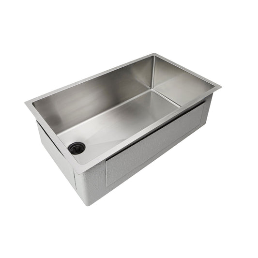 kitchen sink; undermount; 30 inch sink; left drain; Stainless Steel Sink, Stainless Sink, Create Good Sinks;