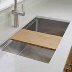 9 inch workstation sink bamboo cutting board accessory