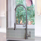 Jerry solid stainless steel kitchen faucet by Create Good Sinks