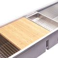 Ledge sink accessory package roll mat colander cutting board grid