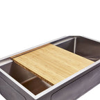 Workstation Sink Accessory - 15" Bamboo Cutting Board