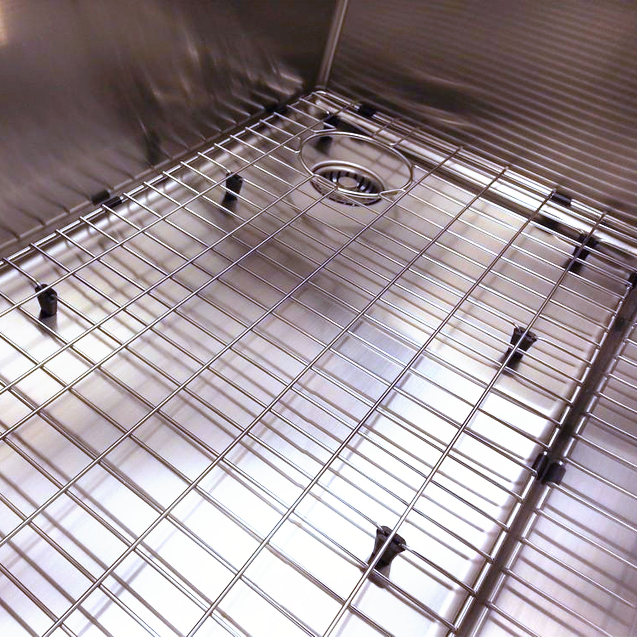 GRID 37" stainless steel sink grid - right drain
