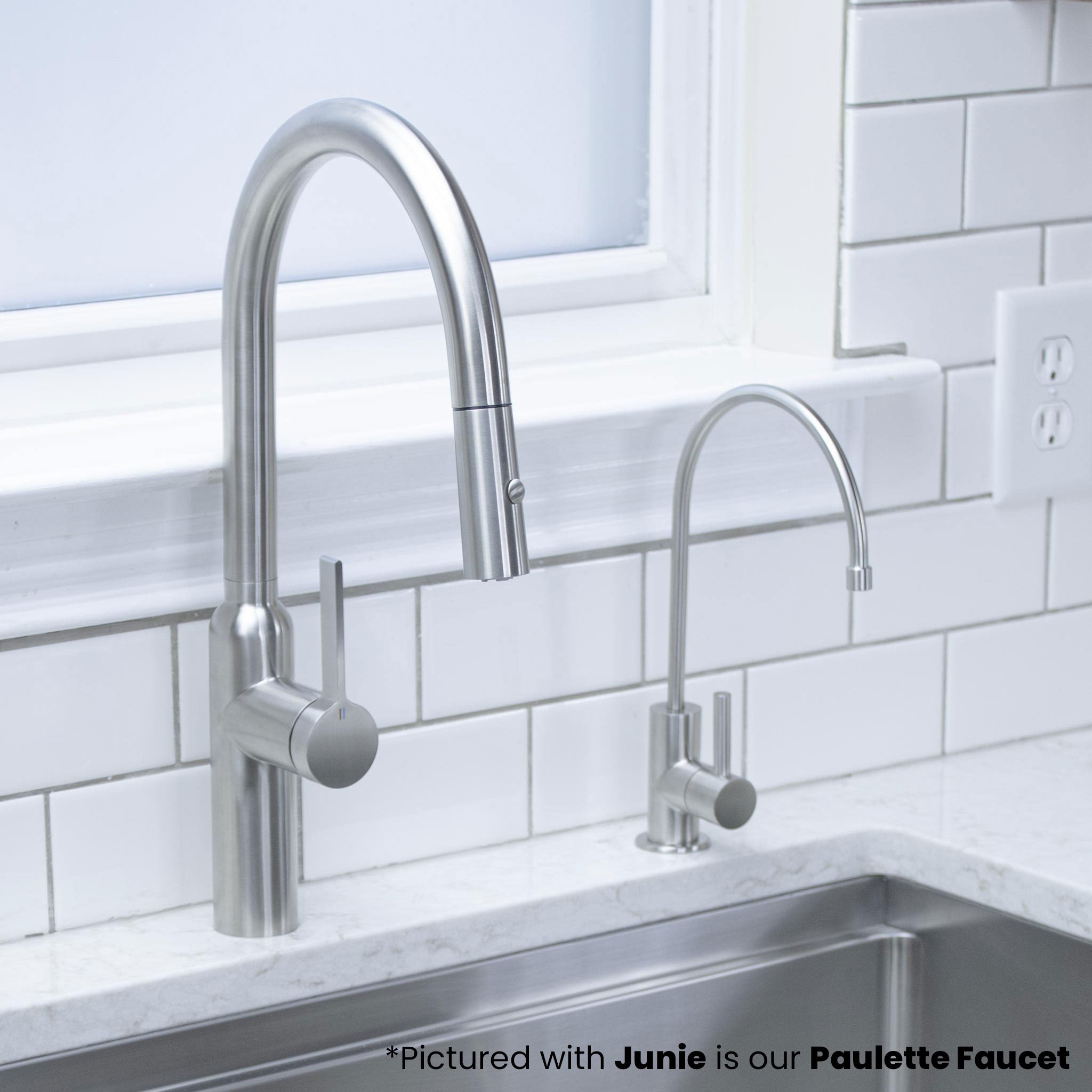 Stainless Steel; Junie; Cold Water Faucet; 304 Stainless; 