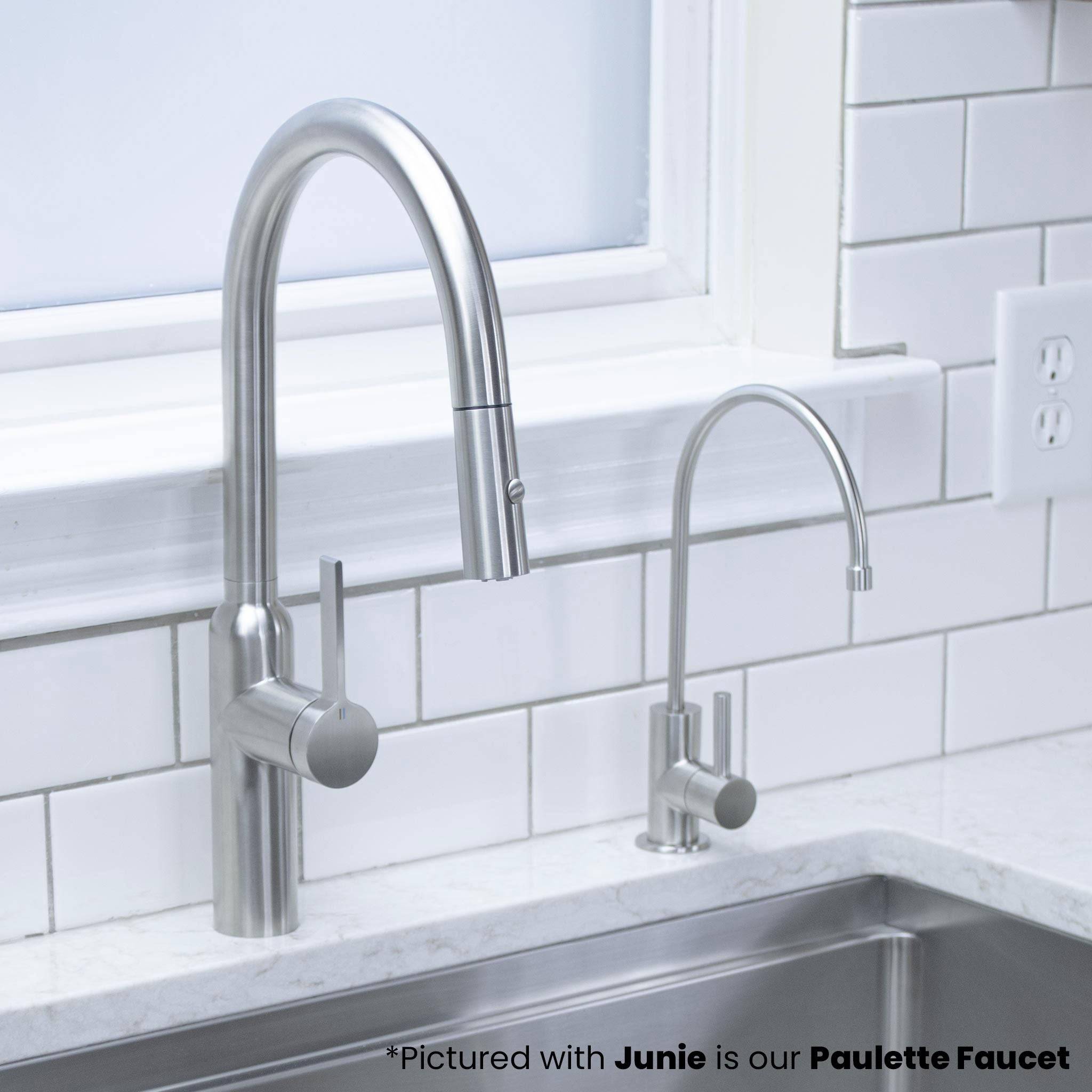 Stainless Steel; Junie; Cold Water Faucet; 304 Stainless; 