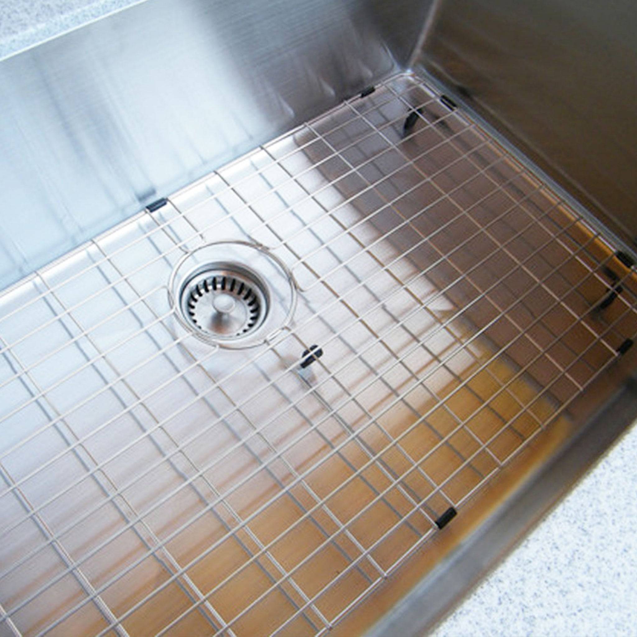 Products GRID - 32" stainless steel sink grid - center drain