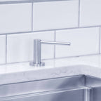 Stainless steel Snozzle liquid dish soap dispenser for kitchen sink