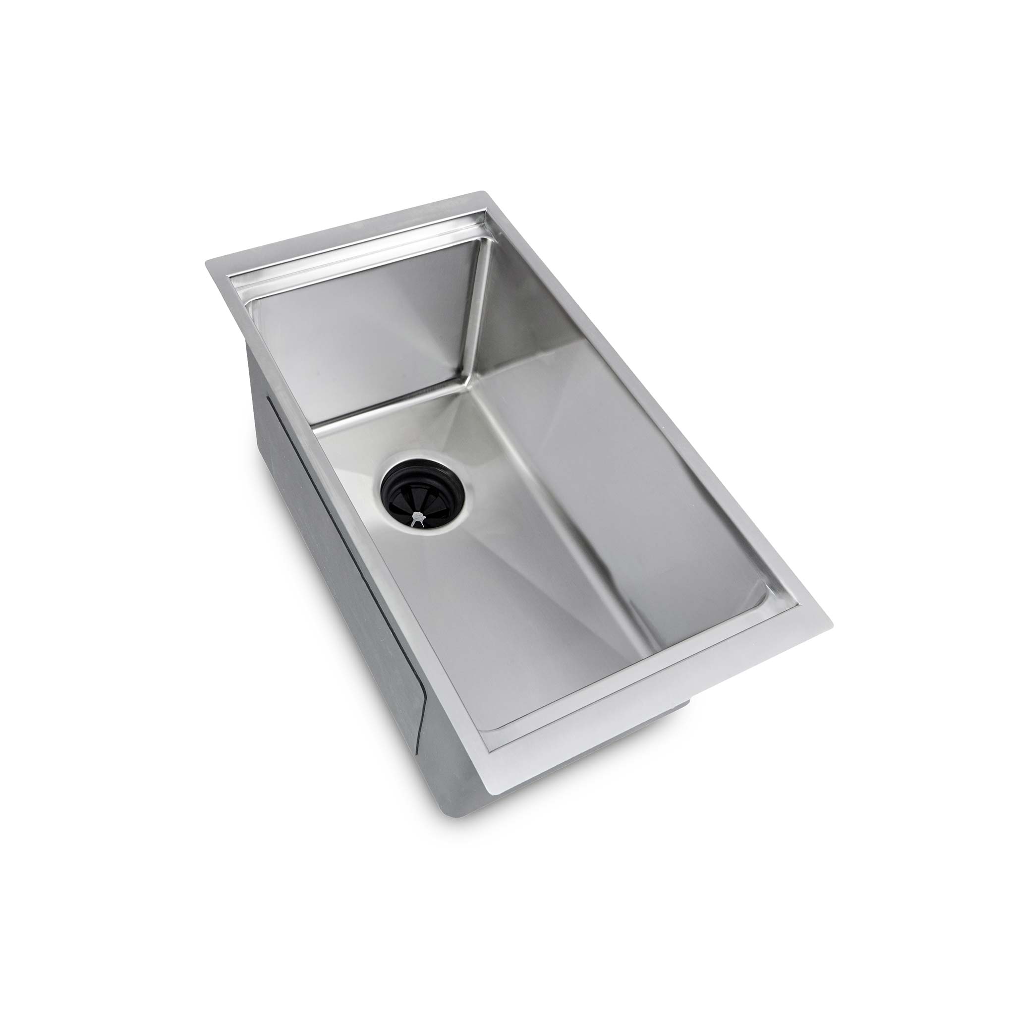 ten inch undermount stainless steel bar sink with workstation ledge for sink accessories